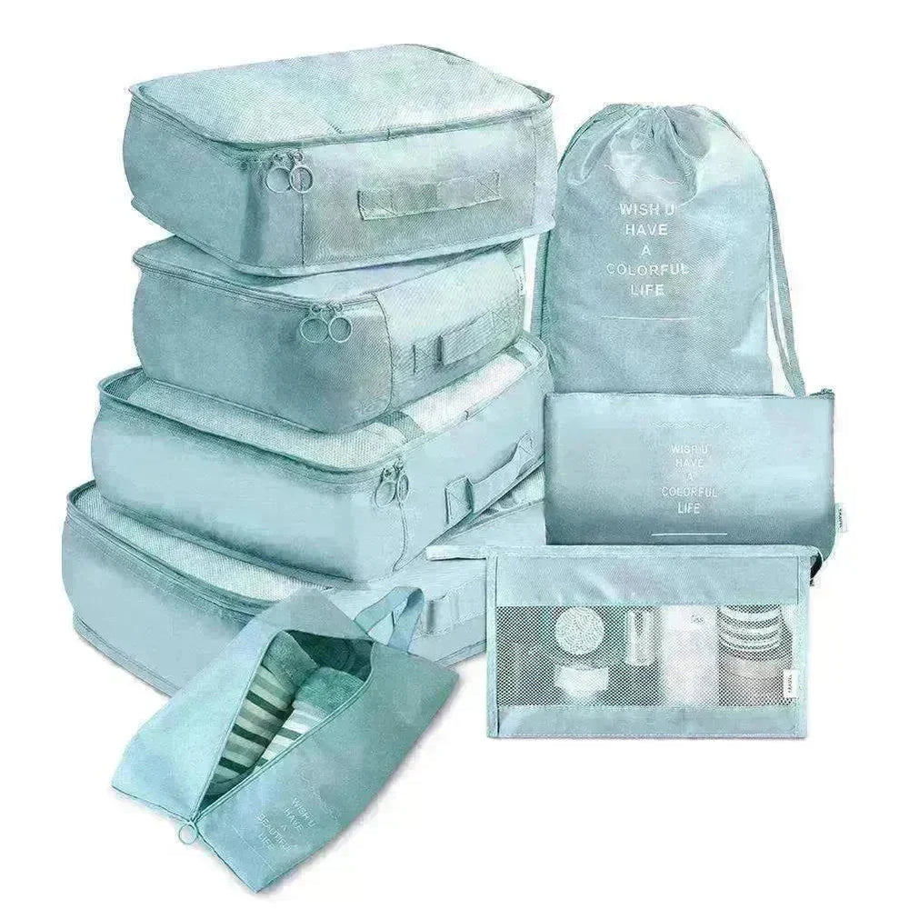 8 piece Set Luggage Divider Travel Storage Clothes Packing Cube Bag - EX-STOCK CANADA