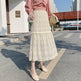Spring Summer Women High waist Lace Midi Skirt - EX-STOCK Canada