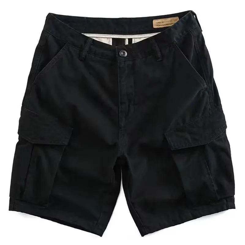 Workwear Casual Men's Loose Summer All-matching Straight Fifth Cargo short Pants - EX-STOCK Canada