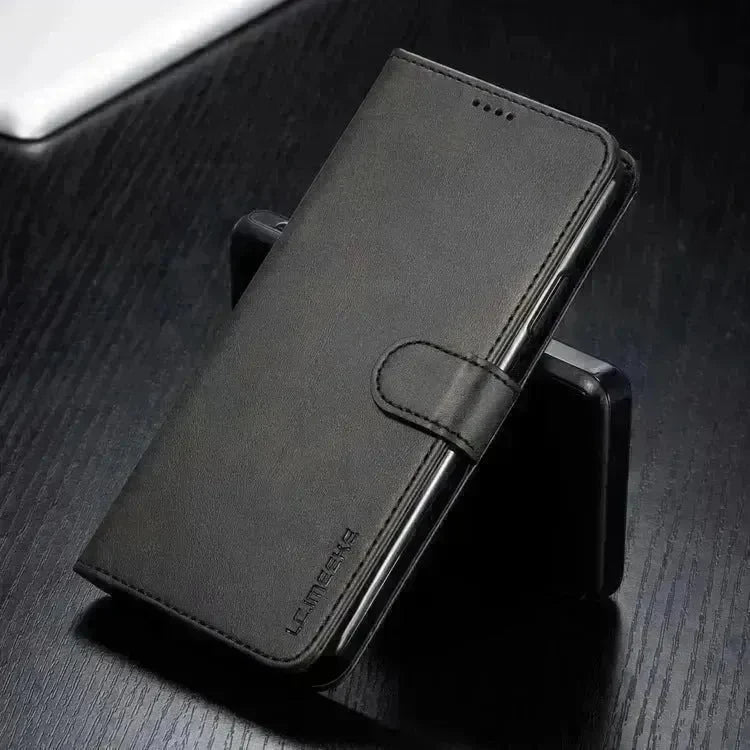 Luxury Leather iphone Case Flip Cover Card Holder Wallet Businessman Style - EX-STOCK CANADA