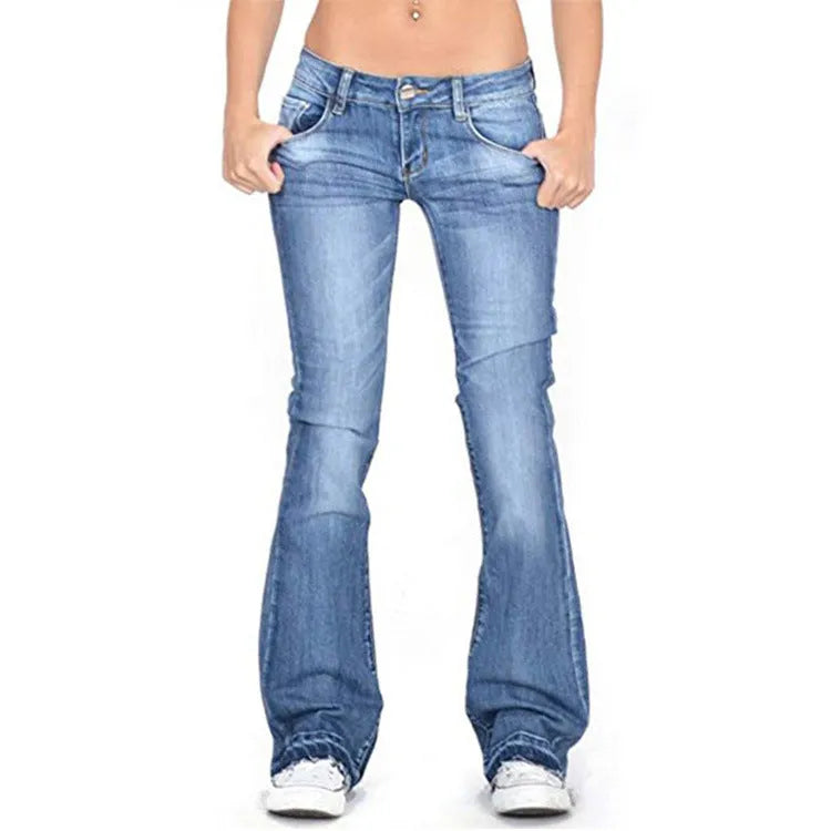 Women Bootcut Jeans Pant flared leg Trousers - EX-STOCK CANADA