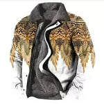Thickened Side Seam Pocket Casual Zipper Loose Wolf Cotton Jacket - EX-STOCK CANADA