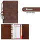 Notebook A6 Leather Loose-leaf Tally Book Note Pad  Memo Note Book - EX-STOCK CANADA