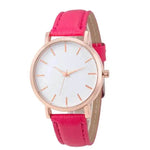 Unisex Leather quartz watch - EX-STOCK Canada