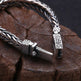 925 Sterling Silver Jewelry Men's Braided Rattan Bracelet EX-STOCK Canada 