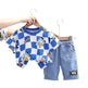 Fashion Personality Short Sleeve Boys Summer Suit - EX-STOCK Canada