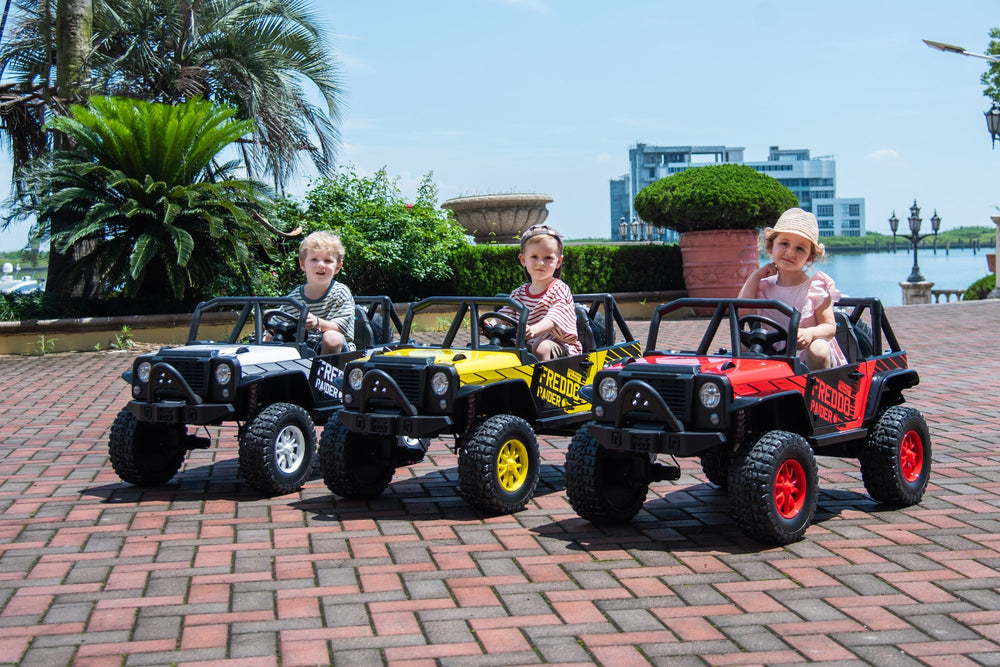2026 24V Jeep Style RAIDER 2 Seater Kids Ride On Car with Remote Control and Back Wheel 