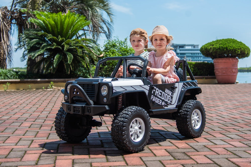 2026 24V Jeep Style RAIDER 2 Seater Kids Ride On Car with Remote Control and Back Wheel 