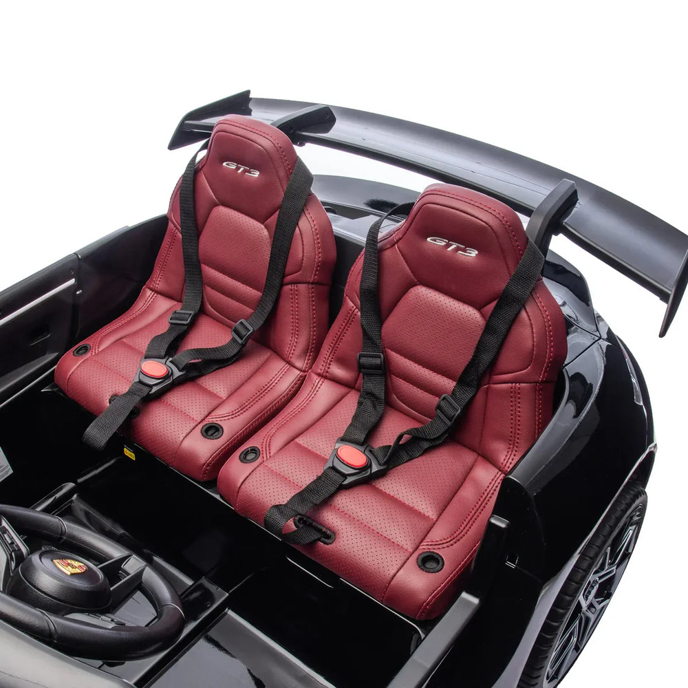 2026 24V Porsche 911 GT3 2 Seater Kids Ride On Car - NEW Silent Motor 