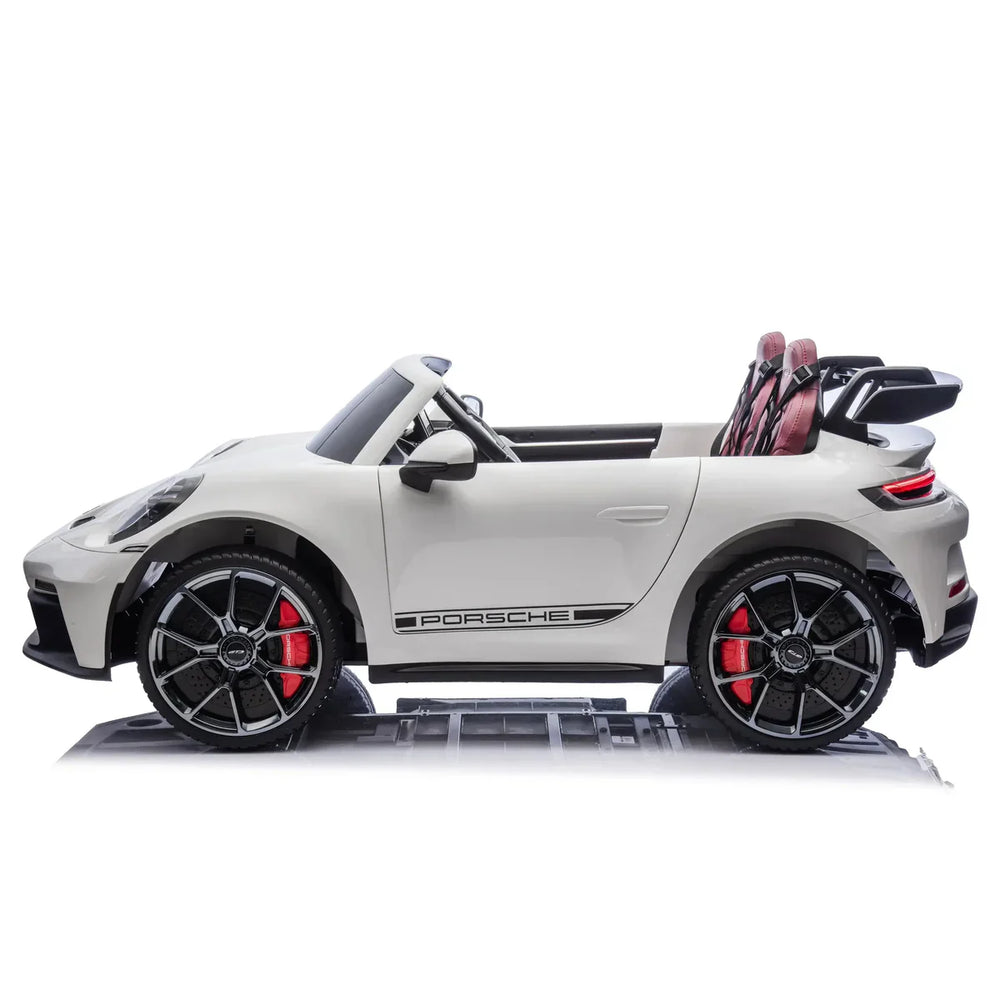 2026 24V Porsche 911 GT3 2 Seater Kids Ride On Car - NEW Silent Motor 