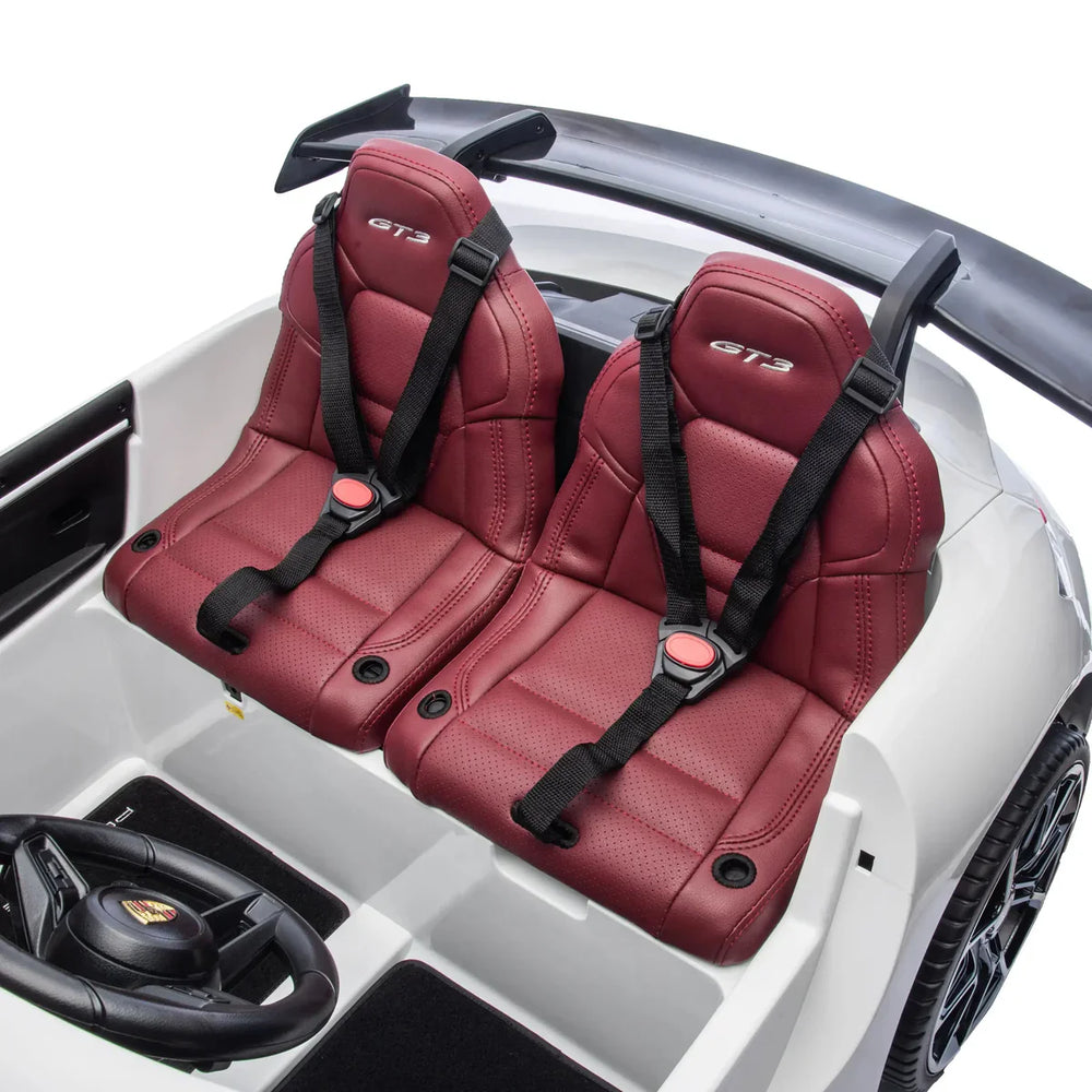 2026 24V Porsche 911 GT3 2 Seater Kids Ride On Car - NEW Silent Motor 