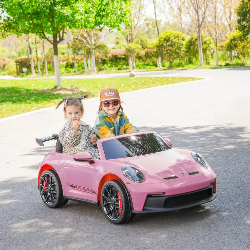 2026 24V Porsche 911 GT3 2 Seater Kids Ride On Car - NEW Silent Motor 