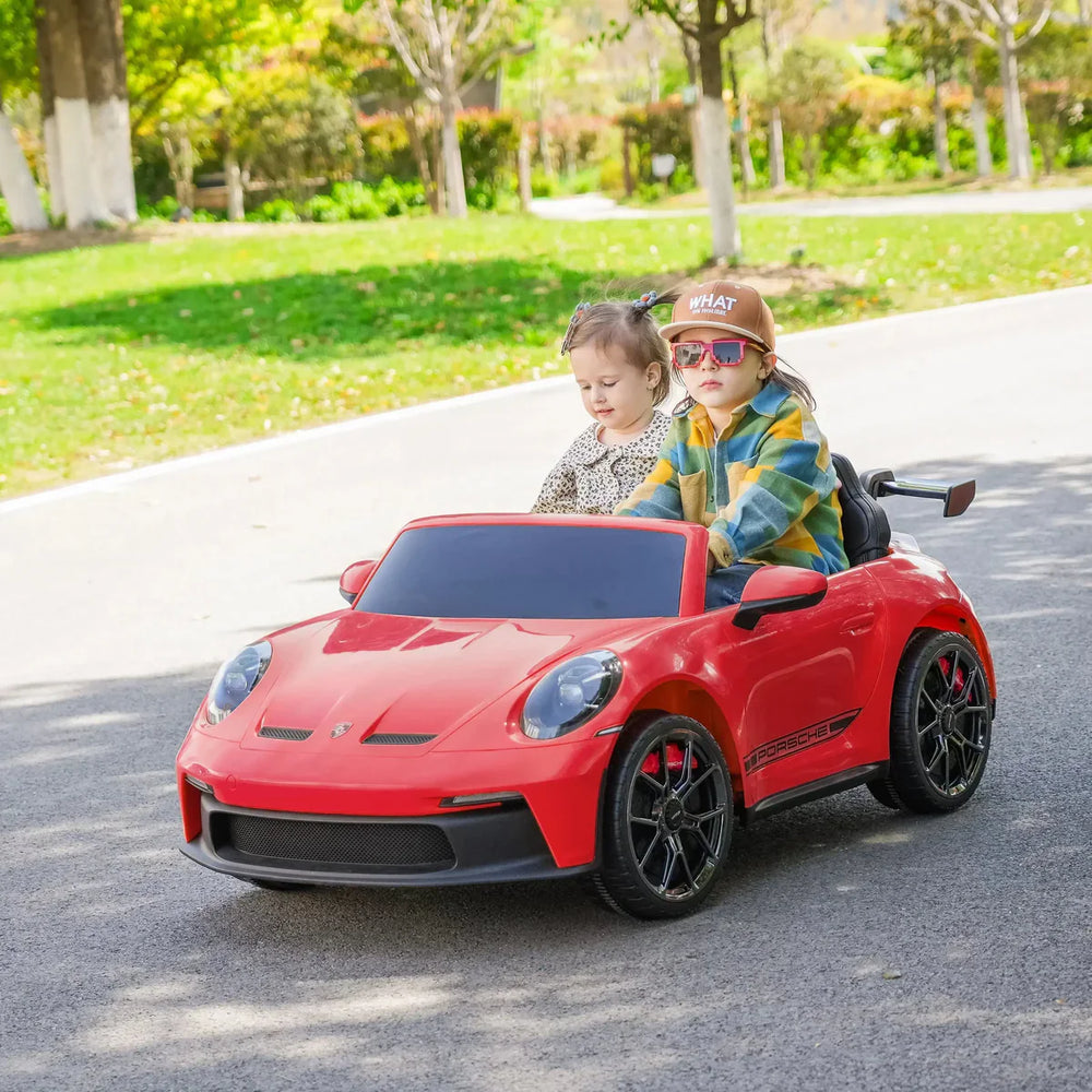2026 24V Porsche 911 GT3 2 Seater Kids Ride On Car - NEW Silent Motor 