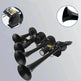 Four-pipe Modified Air-controlled Truck Train Horn Loud Air Pressured Horn - EX-STOCK Canada