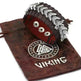 Viking Pirate Kelte Dragon Leather Gothic Bracelet for men - EX-STOCK CANADA