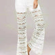 Summer Women Elegant Patchwork Sheer Pants Sexy Lace Trouser Pantalon Party Clubwear - EX-STOCK CANADA