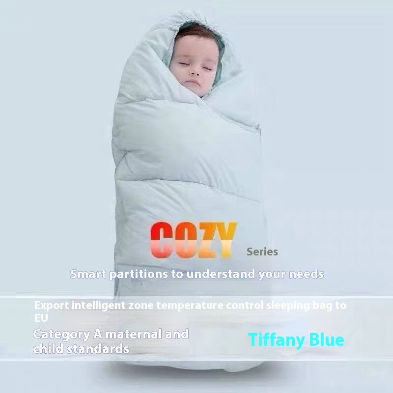 Baby Sleeping Bag Autumn And Winter Thick Down Anti Kick Duvet EX-STOCK Canada 
