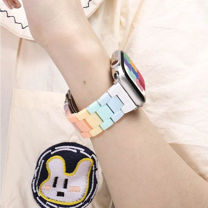 Suitable For Smart Watch Strap Resin Acrylic - EX-STOCK Canada