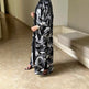 Shawl Arabic Muslim Drop-shoulder Sleeve Printed Robe - EX-STOCK Canada
