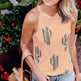 Summer Halter neck blouse top  Cactus Print Women - EX-STOCK CANADA