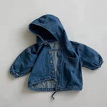 Hooded Denim Corduroy Casual Jacket - EX-STOCK Canada