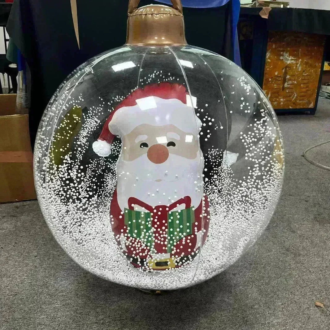 Inflatable Snowman Santa Claus Hanging Christmas Ball decoration - EX-STOCK CANADA