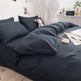 Solid Color Four-piece Set Simple Washed Sanding Duvet Cover EX-STOCK Canada 