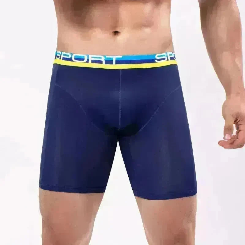 Anti-wear Ice Silk breathable Midway Boxer Beach swimming Underwear - EX-STOCK CANADA