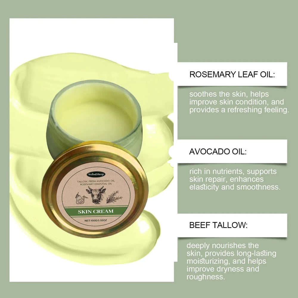 Tallow Cow Fat Natural Organic Skincare Cream - EX-STOCK CANADA