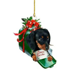 Christmas Sausage Dog Decorations Home - EX-STOCK CANADA