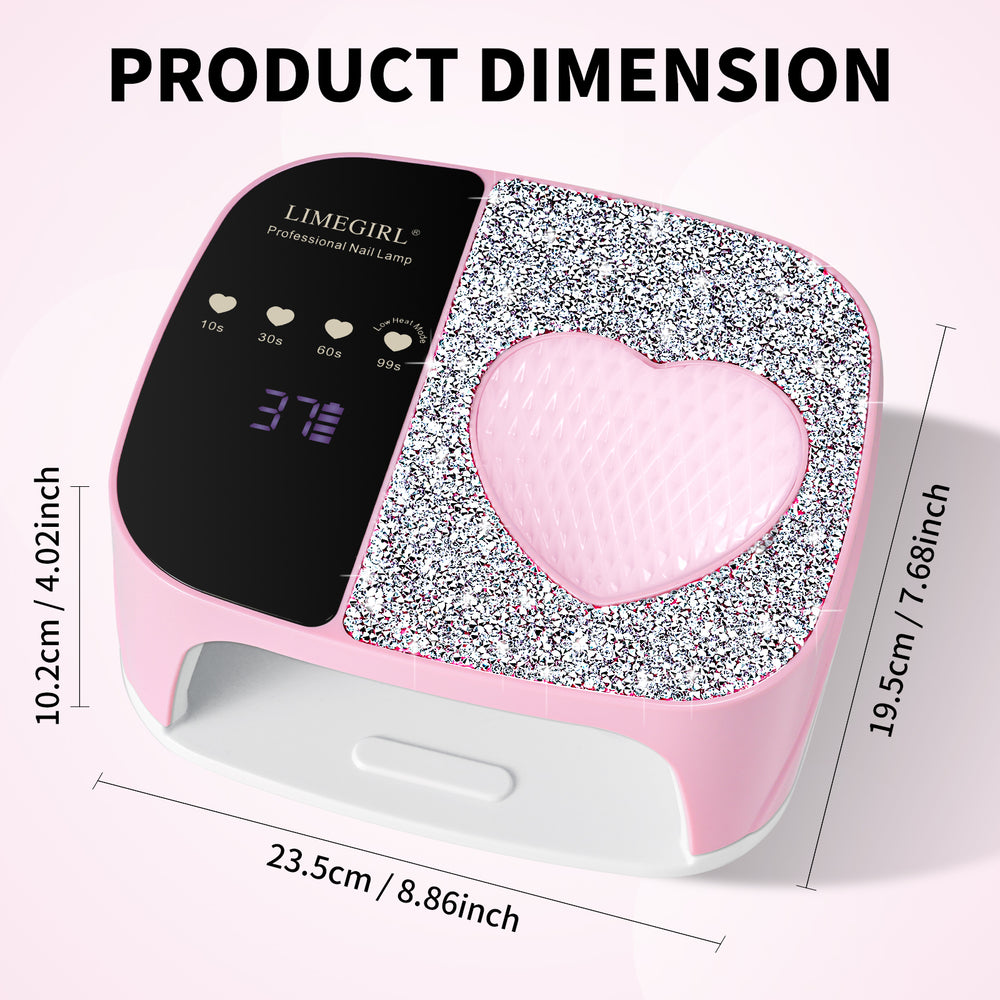 UV LED Nail Lamp Kit For Gel Polish Professional Fast Curing Dryer Light Set With 4 Timer Settings Cordless Rechargeable Nail Art Cure Machine For Manicure Pedicure At Home And Salon EX-STOCK Canada 