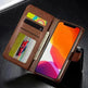Luxury Leather iphone Case Flip Cover Card Holder Wallet Businessman Style - EX-STOCK CANADA