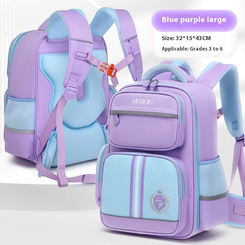 School Student Schoolbag Children's Waterproof Backpack Wear-resistant Men And Women EX-STOCK