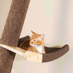 Solid Wood Large Cat Climbing Frame Cat Litter Cat Tree One Cat Shelf - EX-STOCK Canada