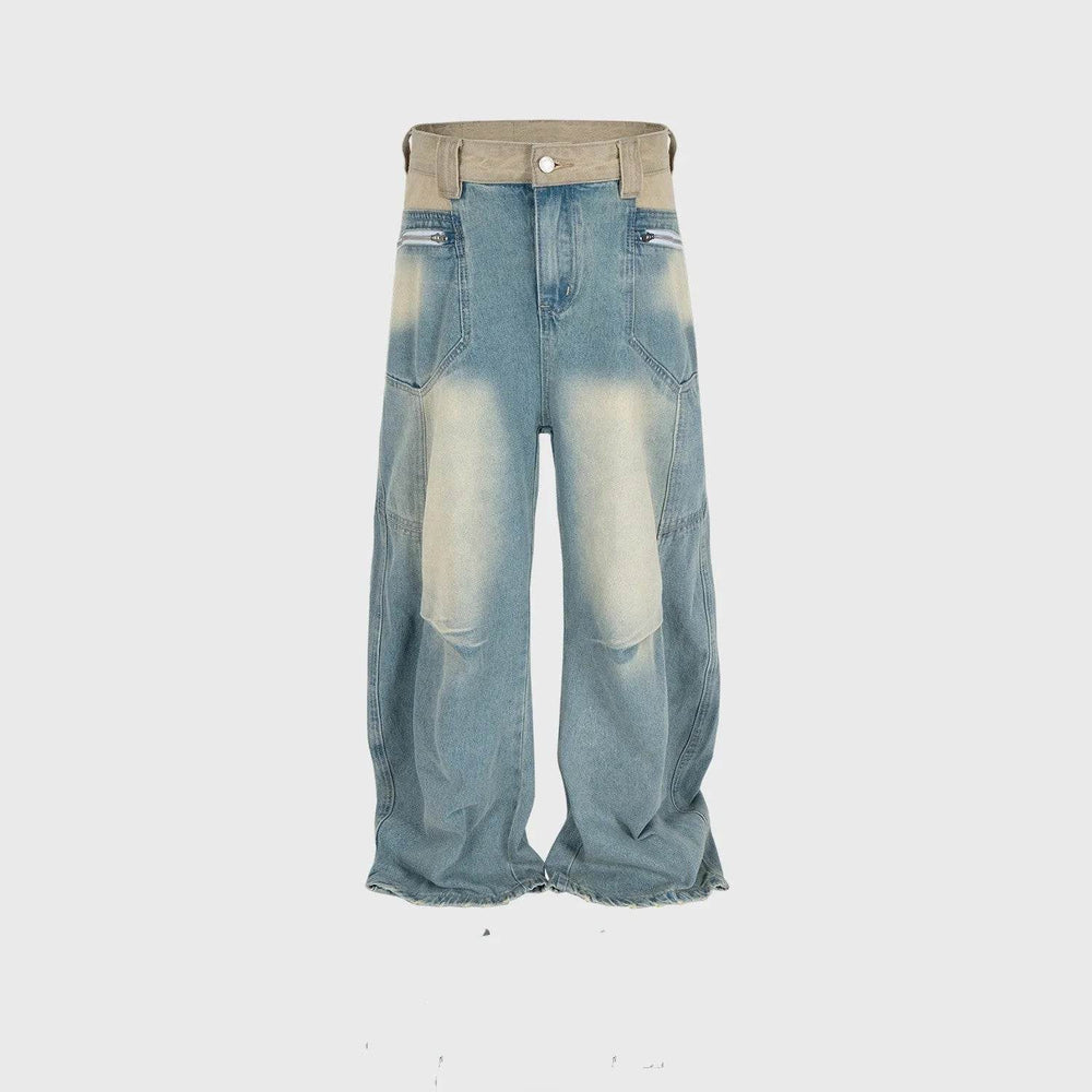 Washed Distressed Design Baggy Jeans Pant For Men And Women - EX-STOCK Canada