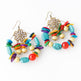 Bohemian style handmade beaded colorful Earrings - EX-STOCK Canada