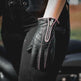 Gants de moto en cuir pour femmes Open Road 