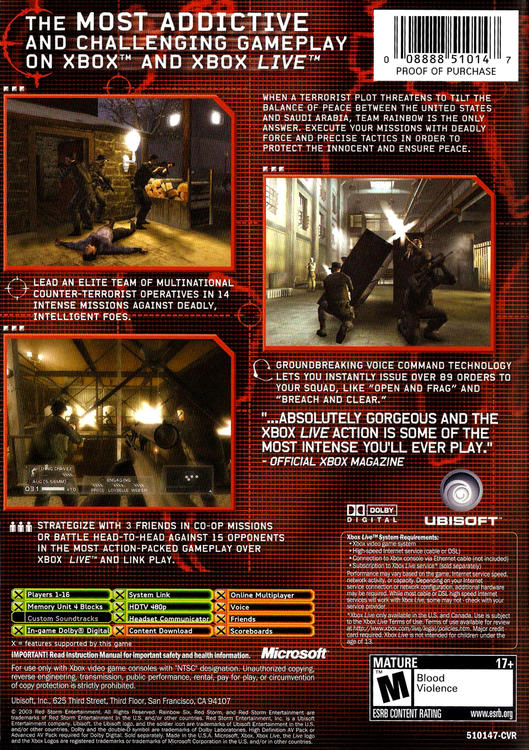 Tom Clancy's Rainbow Six 3 