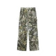 Loose Straight Tree Worn Looking Washed-out Camouflage Printed Cargo pant Men - EX-STOCK CANADA