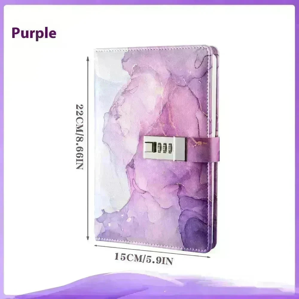 A5 Password-protected Noteboy Diary With Lock Creative Trend Journal Book Student Smart  Notepad Stationery Leather Notebook - EX-STOCK CANADA