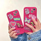 Embroidered Love Cherry Patch iphone Case women - EX-STOCK CANADA