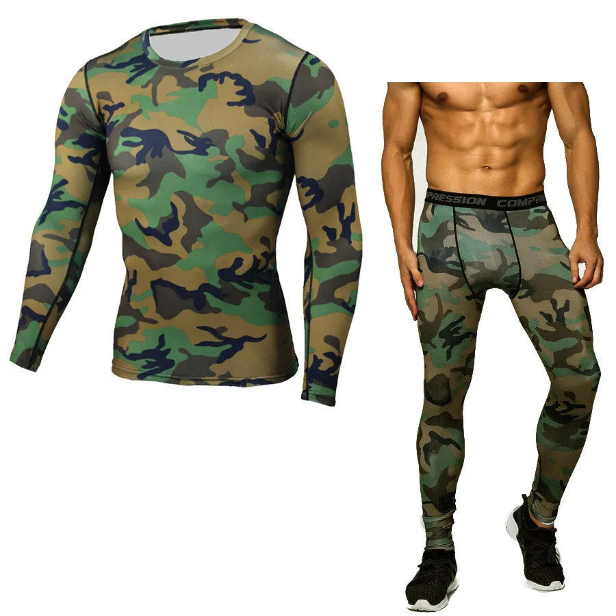 2pcs Camouflage Sport Fitness Workout Gym Outfit set - EX-STOCK CANADA