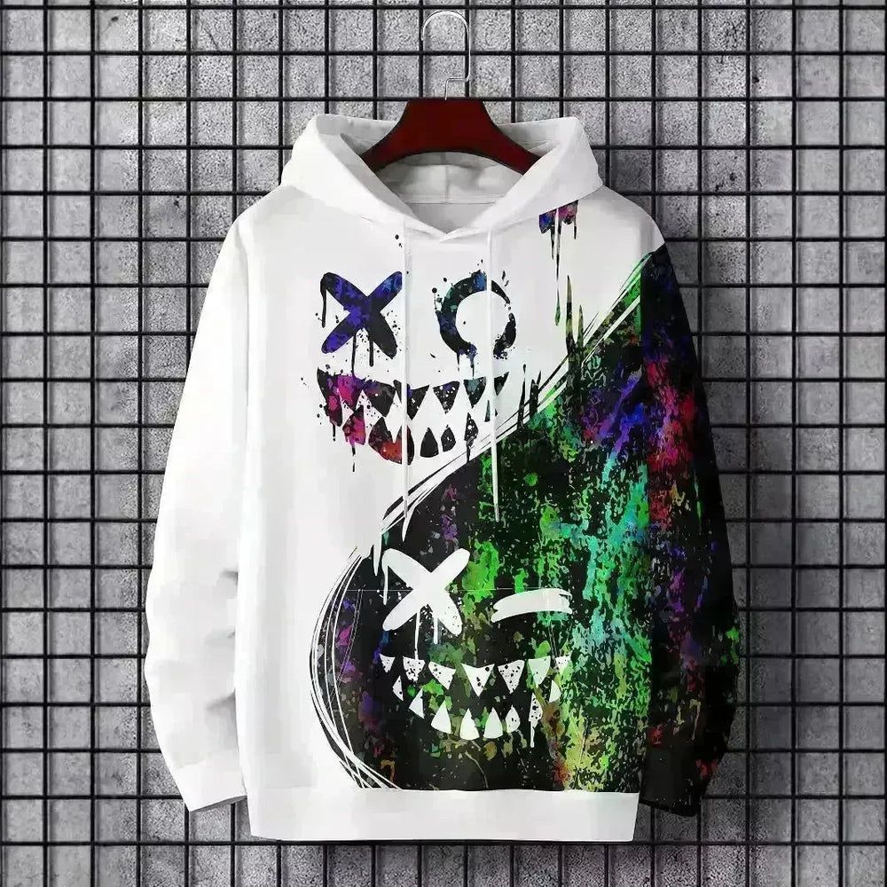 Autumn Winter Halloween Inspired Hoodie Sweatshirt Pullover tops for men - EX-STOCK CANADA