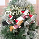Christmas Decorations Dressing Sausage Dog Small Pendant - EX-STOCK CANADA