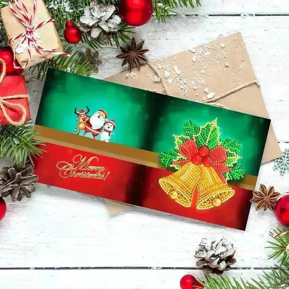 Handmade DIY Christmas Card Piece Diamond Painting - EX-STOCK CANADA