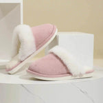 Winter Warm Plush Slippers Home Indoor Non-slip Bedroom Floor Soft Fuzzy Slipper For Couple Fashion Solid House Shoes - EX-STOCK Canada