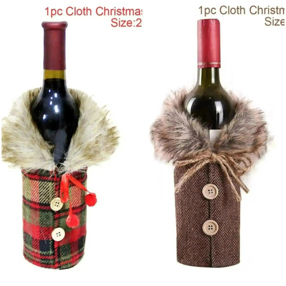 Christmas Decorations Christmas Wine Bottle Socks - EX-STOCK CANADA