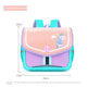 Children's backpack with measurements on a white background