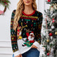 Elk Jacquard Santa Claus Knitted Sweater EX-STOCK Canada 
