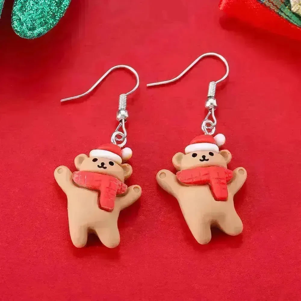 Creative Cartoon Christmas Earrings Fashion - EX-STOCK CANADA